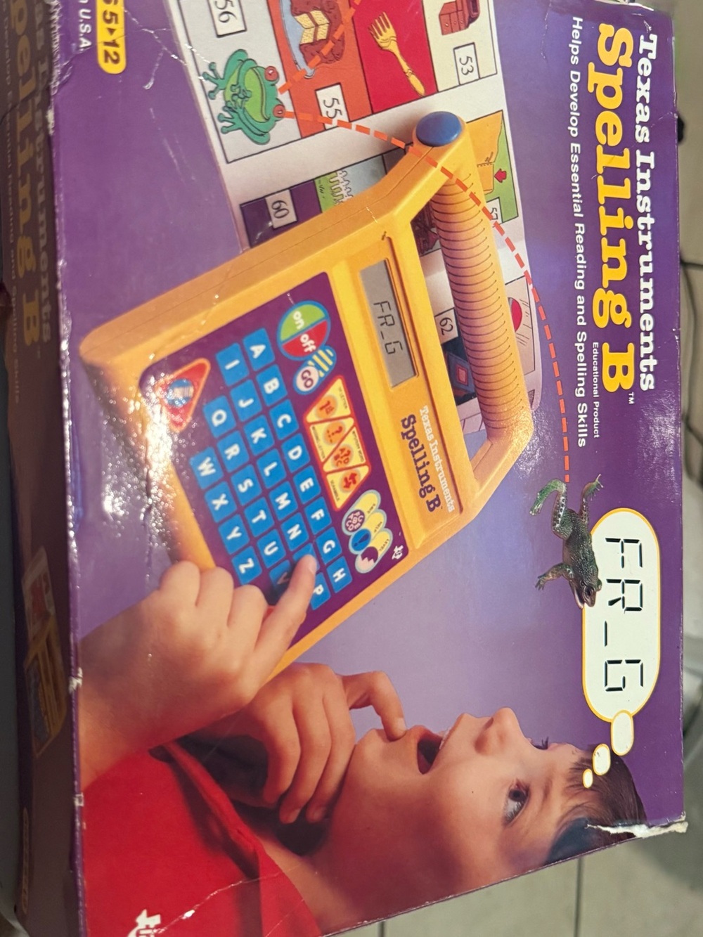 Vintage 1978 Texas Instruments Yellow Spelling B Handheld Learning